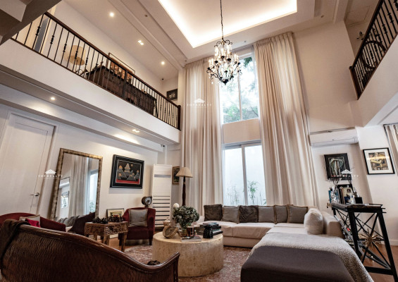 A fully furnished house and lot built with high-end materials