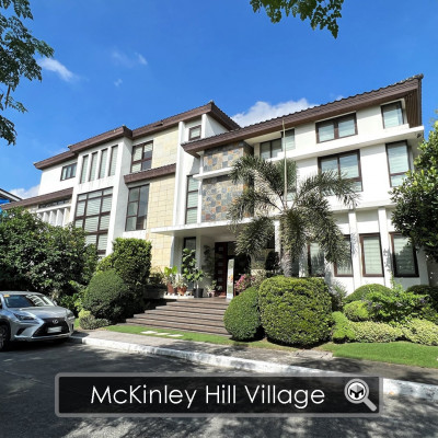 Prime 3-Storey Corner House and Lot for Sale in Mckinley Hill Village