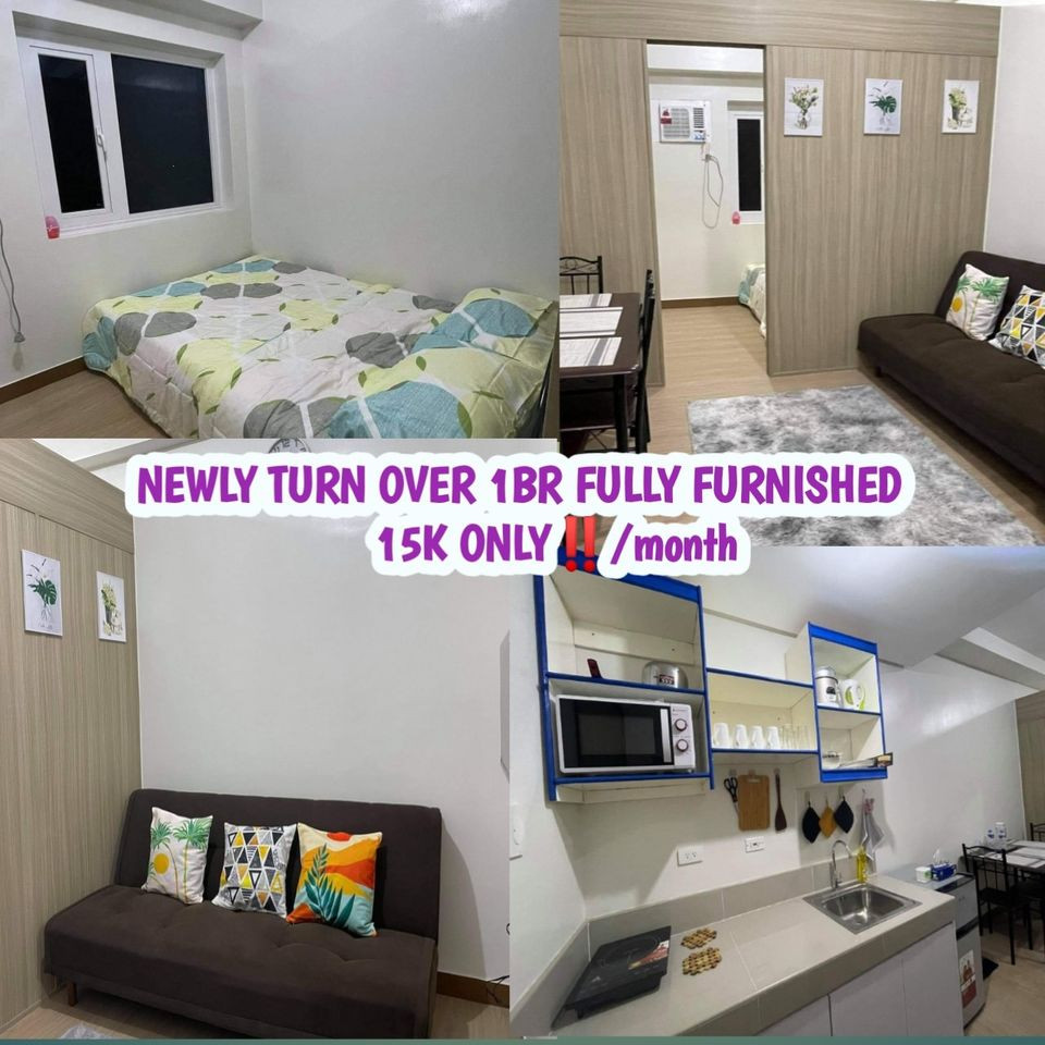 Newly Turn Over 1br Fully Furnished at TREES RESIDENCES CONDOMINIUM