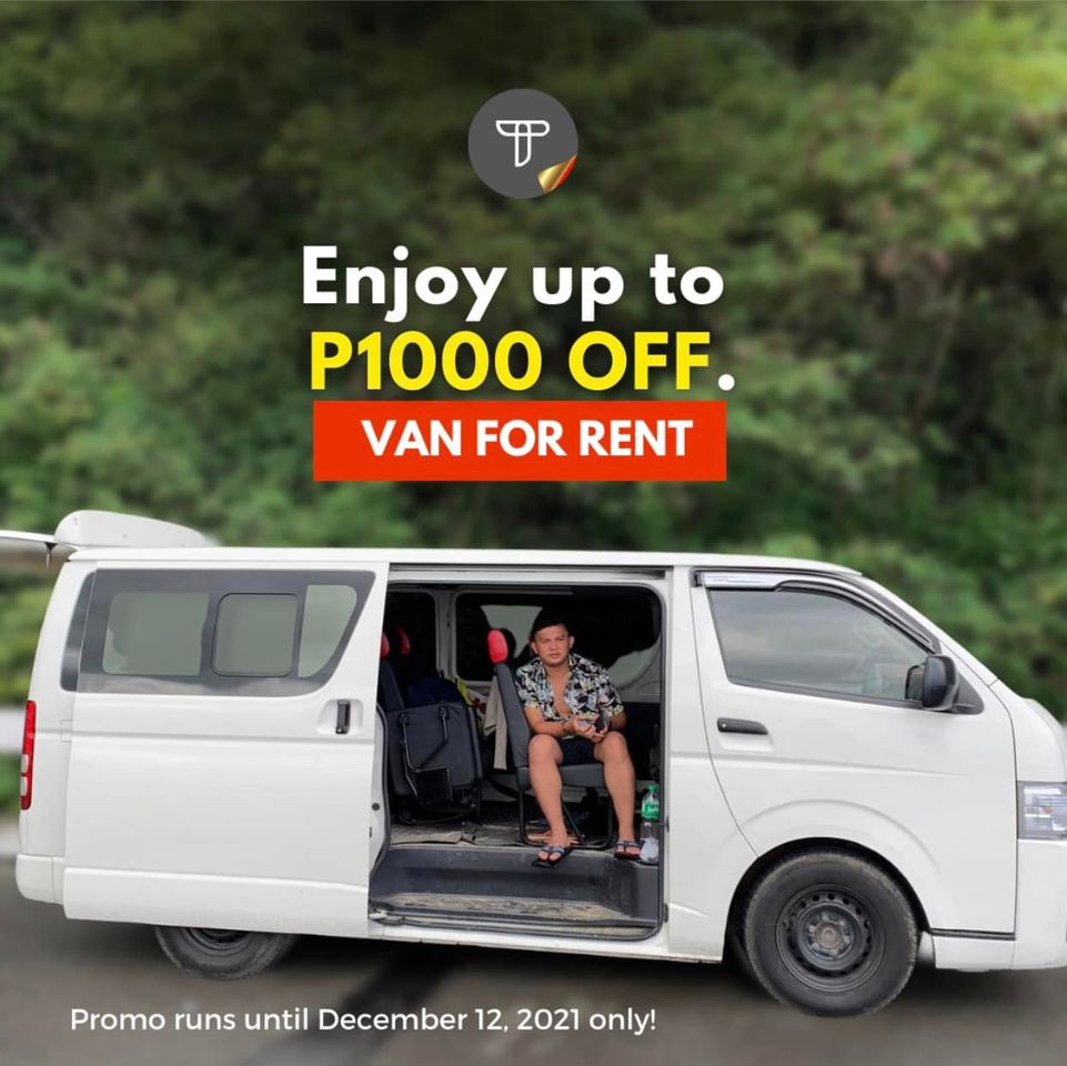 Van For Rent (P1000 OFF)
