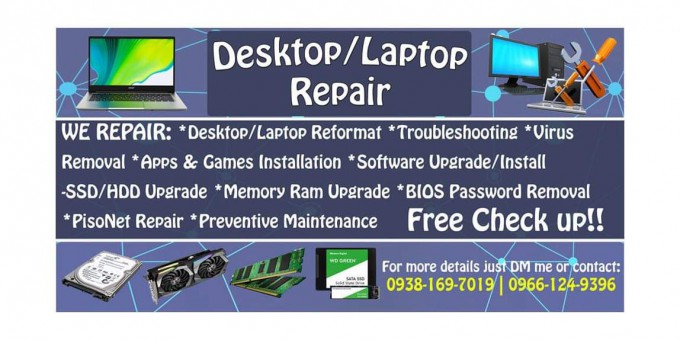 Desktop Laptop Repair Shop