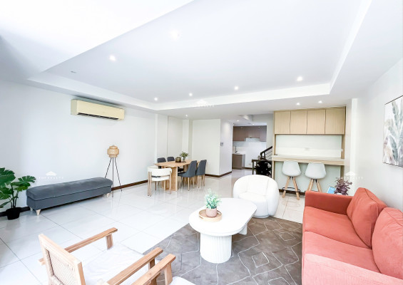 fully furnished, four-storey townhouse blends style and function in every corner