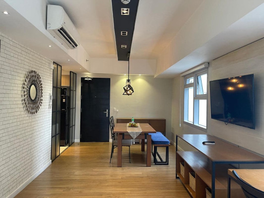 Own this Fully Furnished 1-Bedroom Corner Unit in One Maridien Tower