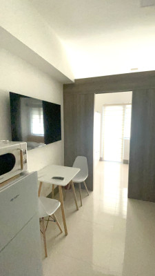 1BR CONDO FOR RENT White wooden minimalist with balcony