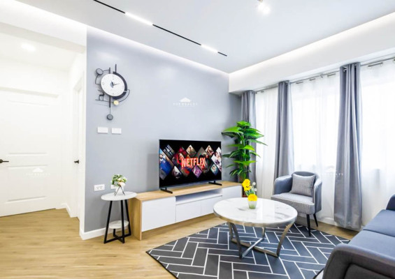 A fully furnished condo unit at North Tower, South of Market Private Residences