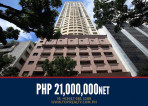 2BR Corner Unit with balconies for Sale in BSA Tower, Makati City.