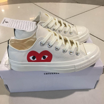 CONVERSE X PLAY CDG (cream)♥️