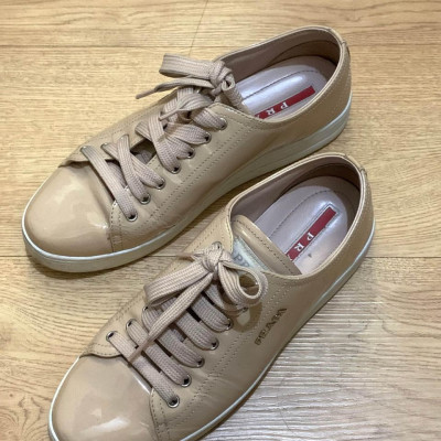 Prada Nude Sneakers