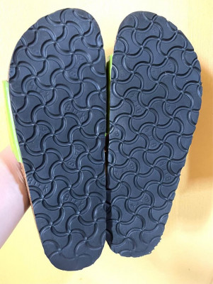 Madrid Patent Apple green Birkenstock