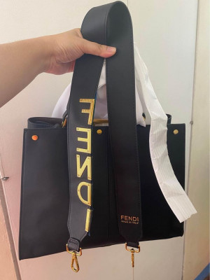 Fendi Black Bag with Strap