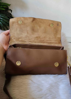 Preloved sling bag, genuine leather