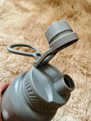 Aquaflask (40oz) Stone Gray with Free Silicon Boot