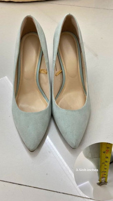 GU Sky Blue Heels