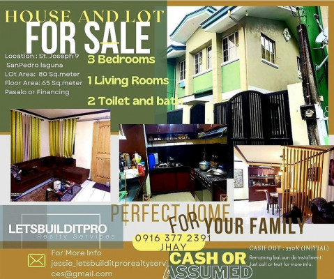 HOUSE AND LOT FOR SALE