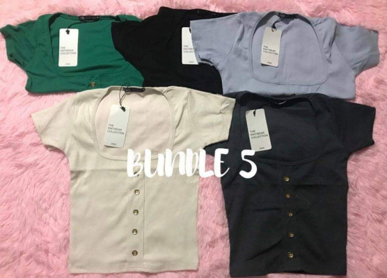 ZARA SQUARE NECK TOP