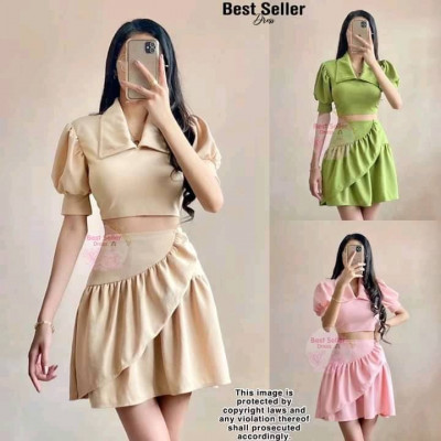 Clara Puff Sleeve Terno