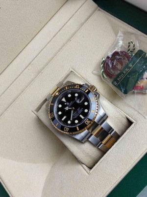 Rolex Oyster Perpetual Submariner Two tone Yellow Gold