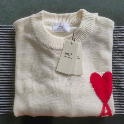 Ami paris knit sweater / knitted sweater / knitwear / knit sweater