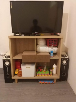 TV with Toy Cabinet