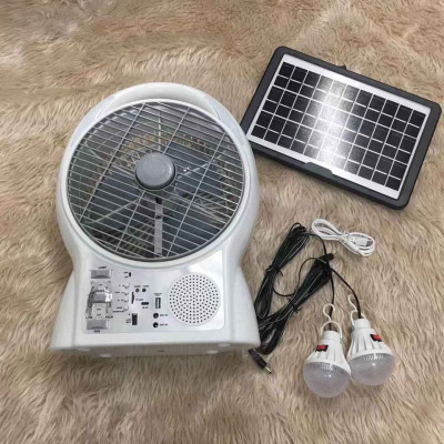 GDLITE Solar Rechargable Fan