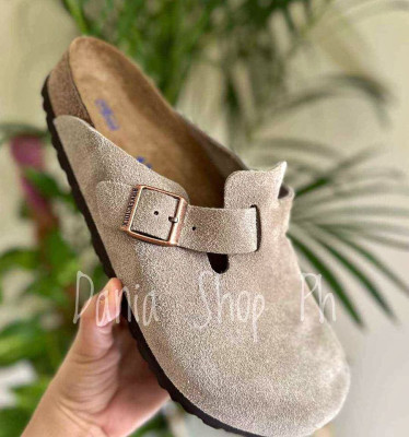 Boston Clog- Taupe