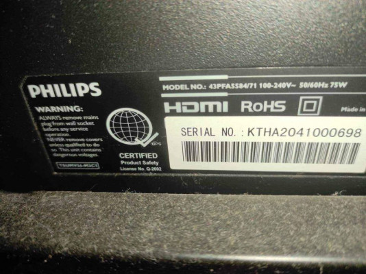 Philips 43' Build In Soundbar