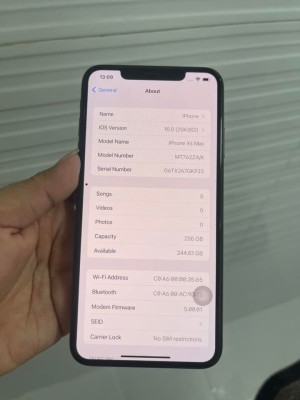 Iphone xs max 256gb