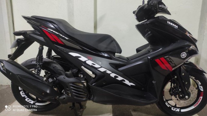 YAMAHA AEROX BLACK 155 VVA 2020 Model 💯%STOCK,FRESH, all WORKING. Registered ti