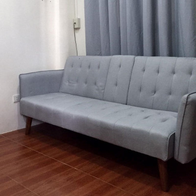 With Cup Holder Sofa Bed Fabric 3-4 Seater