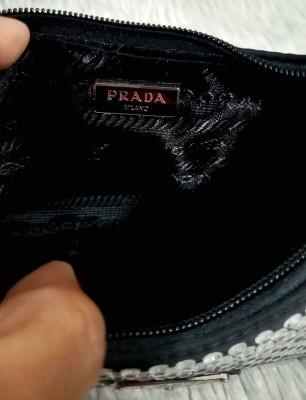 Prada Re-edition Crystals Medium Handbag
