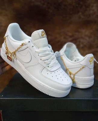 AF1WOMEN metallic gold