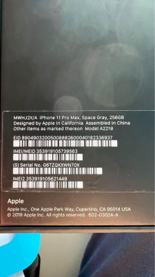 IPhone 11 Pro Max 256gb
