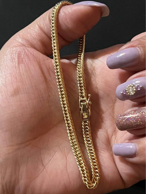 Saudi Gold Double Lock 18k