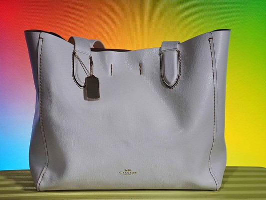 Coach Derby Tote White
