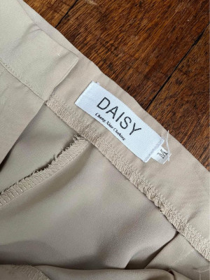 Beige Trousers Pants Size M Fits 26-27