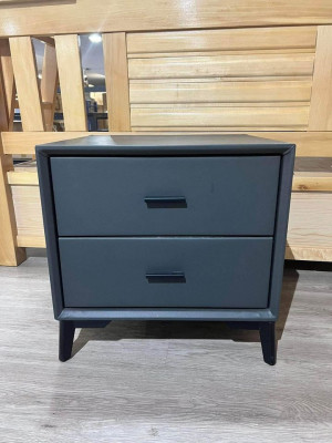 Brandnew Leather Grey Side Table