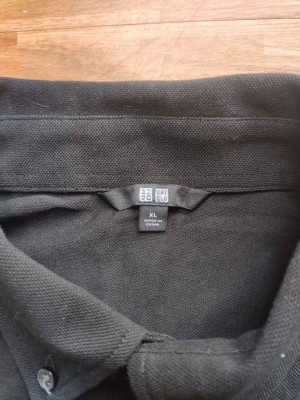 UNIQLO Polo Shirt Black XL