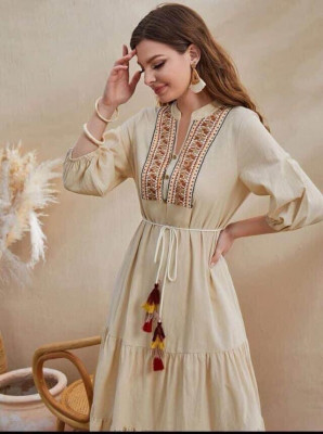 CLASSY BOHO DESIGN DRESS