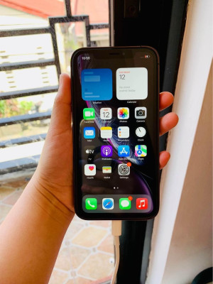 IPHONE XR MODIFIED TO 14 PRO 128GB DEEP PURPLE NO ISSUE