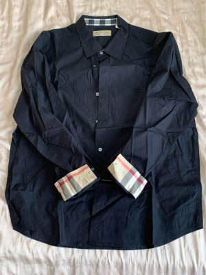 Pre-Loved Burberry Black Long Sleeve Shirt