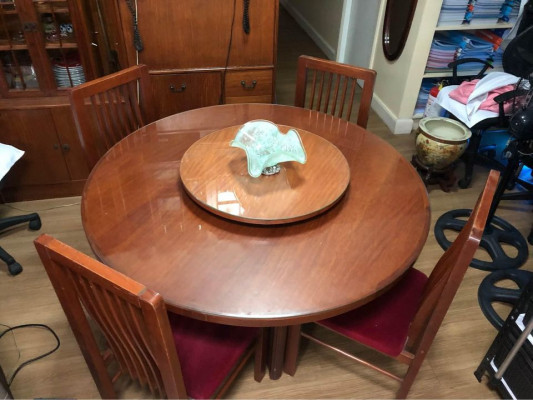 Round NARRA dining table for sale in Eastwood City