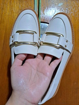 Brand New Minimalist Metal Decor Loafers