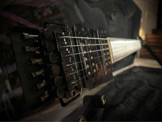 Jackson USA Select SL2H Soloist Electric Guitar Blue Ghost Flames