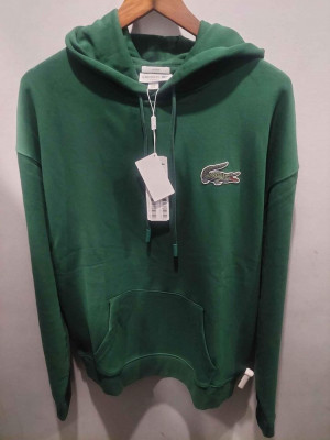 Lacoste green hoodie