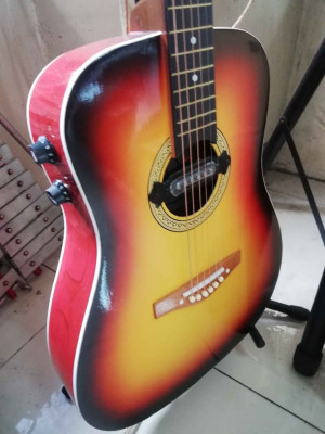 Acoustic Guitar with Bag and pick