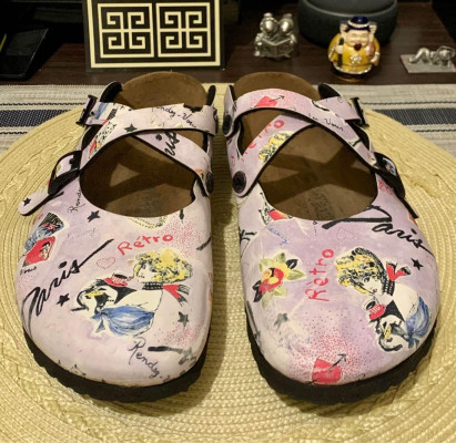 Preloved Birkenstock Birki's' Dorian Retro Clogs