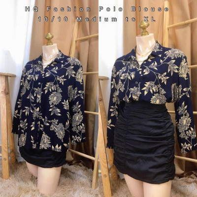 Take all fashion polo blouse