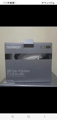 New Tamron SP 24-70mm f2.8 Di IF USD Trinity Lenses with Sony E-Mount Adapter