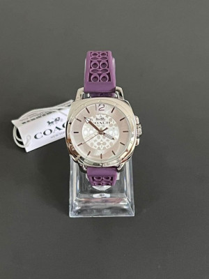 Coach Violet Rubber Strap Women's Watch