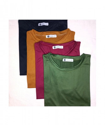 Plain Cotton Spandex Shirt